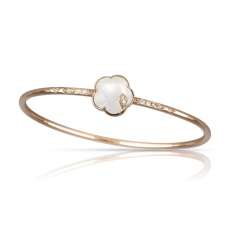Pasquale Bruni Petit Joli Lunaire Bracelet in 18k Rose Gold with Pearl of the Moon, White and Champagne Diamonds 1