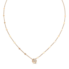 Pasquale Bruni Luce Pendant Necklace in 18k Rose Gold with Diamonds 1