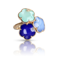 Pasquale Bruni Joli In The Blue Ring in 18k Rose Gold - Size 7 1