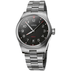 Oris ProPilot Date Black Dial Stainless Steel Watch 41mm - 733 7805 4164 8 20 04LC 1