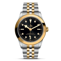 Black Bay 39 S&G Black Diamond-Set Dial Stainless Steel and Yellow Gold Watch 39mm - M79663-0006 1