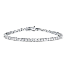 4 3/4ctw Diamond 18k White Gold Tennis Bracelet 1