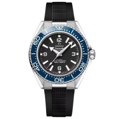 OMEGA Seamaster Planet Ocean 600M Co-Axial Master Chronometer Black Dial Blue Bezel Black Rubber Strap Watch 42mm - O21732422101002 1