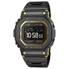 Casio G-Shock Full Metal 5000 Series Digital Two-Tone Black and Gold-Tone Stainless Steel Watch 49.3mm - GMWBZ5000BD-1 1