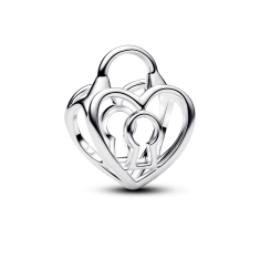 Pandora Openwork Heart Padlock Charm 1