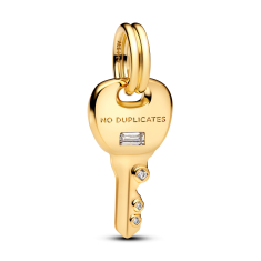 Pandora Key Gold-Plated Dangle Charm 1
