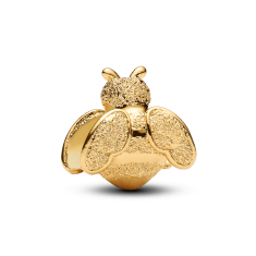 Pandora Textured Bee Gold-Plated Mini Charm 1
