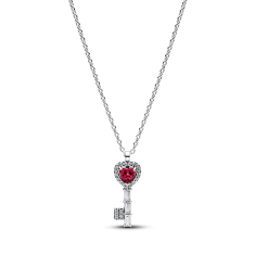 Pandora Elevated Heart Key Collier Necklace 1