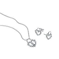 Final Sale - Pandora Sparkling Heart Padlock Jewelry Giftset 1