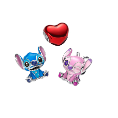 Final Sale - Pandora - Disney, Stitch Valentines Charm Set 1