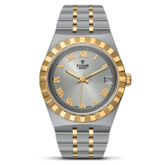 TUDOR Royal Silver Dial Stainless Steel and Yellow Gold Watch 34mm - M28403-0001 1