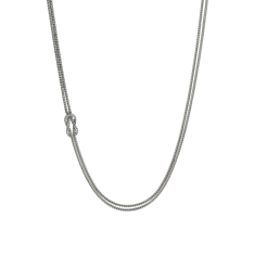 John Hardy Love Knot 3.6mm Sterling Silver Chain Necklace 1