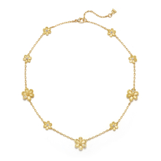 Temple St. Clair 18k Yellow Gold Diamond Golden Flower Necklace 1