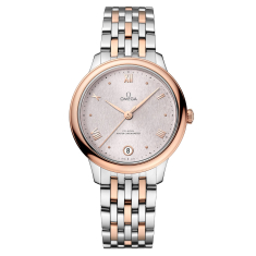 Previously Owned OMEGA De Ville Prestige Co-Axial Master Chronometer Two-Tone Bracelet Watch 34mm - O43420342002003 1