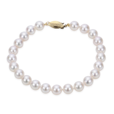 5-6mm Freshwater Cultured Pearl Strand Bracelet 1