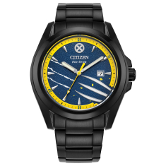 Citizen Eco-Drive Marvel Boxed Set Wolverine Black Stainless Steel Bracelet Watch 43mm - AW1435-66W 1