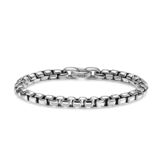 David Yurman Box Chain Bracelet in Sterling Silver, 7mm 1