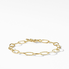 David Yurman Stax Oval Link Bracelet in 18k Yellow Gold 1
