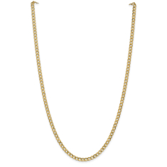 14k Yellow Gold 4.3mm Curb Chain Necklace 1