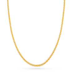 10k Yellow Gold 3.8mm Cable Chain Necklace 1