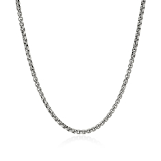 John Hardy 3.7mm Sterling Silver Box Chain Necklace 1