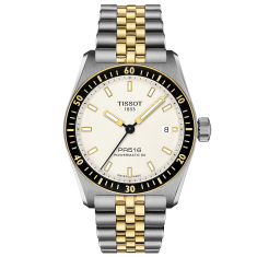 Tissot PR516 Powermatic 80 White Dial Two-Tone Stainless Steel Watch 38mm - T1494072201100 1