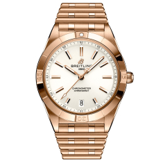 Breitling Chronomat Automatic 36 White Dial Rose Gold Bracelet Watch 36mm - R10380101A1R1 1