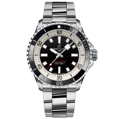 Breitling Superocean Automatic 42 Black Dial Stainless Steel Bracelet Watch 42mm - A17375211B1A1 1