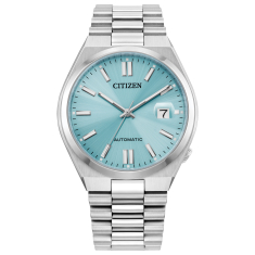 Citizen TSUYOSA Automatic Sky-Blue Dial and Stainless Steel Bracelet Watch 40mm NJ0151-53M 1