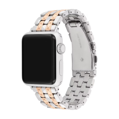COACH Apple Watch Strap Two-Tone Stainless Steel and Rose Gold-Tone 38mm, 40mm and 41mm - 14700244 1