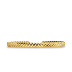David Yurman Cable Cuff Bracelet in 18K Yellow Gold, 6mm 1