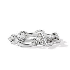 David Yurman Mercer Bracelet in Sterling Silver with Pave Diamonds 1