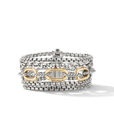 David Yurman Multi-Row Chain Bracelet - Large 1