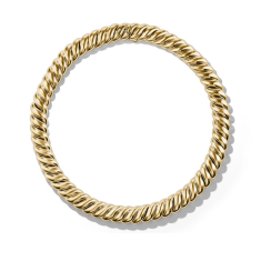 David Yurman Sculpted Cable Necklace in 18K Yellow Gold 1