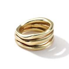 IPPOLITA Triple Squiggle Ring - Size 7 - CLASSICO 1