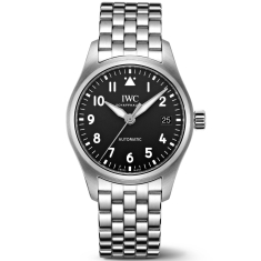IWC Pilot's Automatic 36 Black Dial Stainless Steel Watch 36mm - IW324010 1