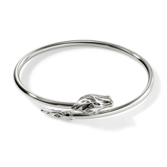 John Hardy Naga Slim Sterling Silver Cuff Bracelet 1