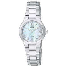 Ladies' Citizen Eco-Drive Silhouette Mother-of-Pearl Dial Watch | 26mm | EW1670-59D 1