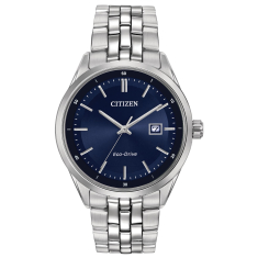 Men's Citizen Eco-Drive Bracelet Blue Dial Watch | 41mm | BM7251-53L 1