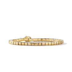 Men's David Yurman Spiritual Beads Cushion Bracelet with 18K Yellow Gold - Medium 1