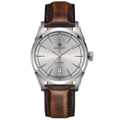 Hamilton American Classic Spirit of Liberty Auto Brown Leather Strap Watch 42mm - H42415551 1