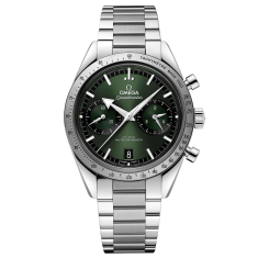 OMEGA Speedmaster '57 Co-Axial Master Chronometer Chronograph Stainless Steel Watch | Green Dial | 40.5mm | O33210415110001 1
