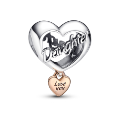 Pandora Love You Daughter Heart Charm | Rose Gold-Plated 1