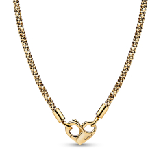 Pandora Moments Studded Chain Necklace | Gold-Plated 1