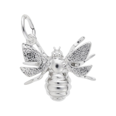 Sterling Silver Bee 3D Charm 1