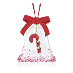 Swarovski Crystal Red Holiday Cheers Dulcis Bell Ornament 1