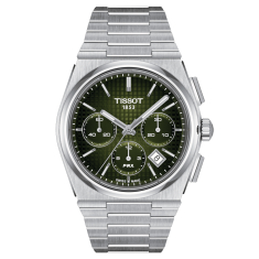 Tissot PRX Automatic Chronograph Green Dial Stainless Steel Watch 42mm - T1374271109100 1