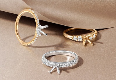 Gold & White Gold Ring Settings | REEDS Jewelers