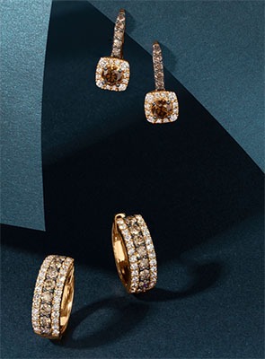 Desert Diamonds Chocolate Diamonds® Earrings Desert Diamonds Chocolate Diamonds® Diamond Earrings