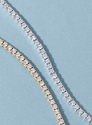 Tennis Bracelets – Classic Diamond Styles Diamond tennis bracelets in white and yellow gold for classic jewelry gifts